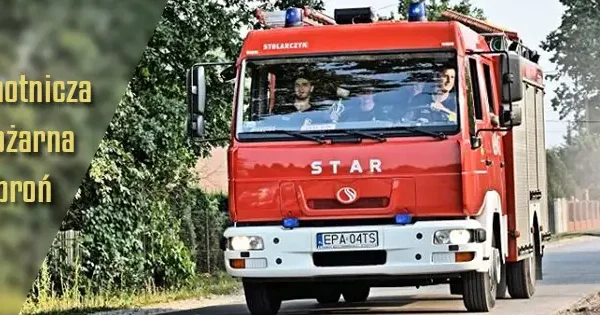 Pożar krzaków przy torach w Orpelowie Numerki