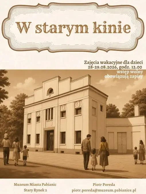 Ostatnie wakacyjne zajęcia w Pabianicach: nakręcą film z okazji 100-lecia kina