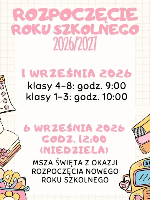 Uroczyste rozpoczęcie roku szkolnego 2026/27 w Lutomiersku