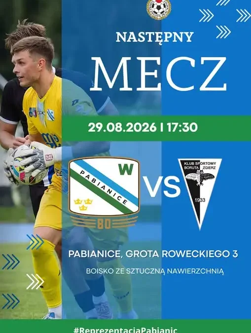 Włókniarz Pabianice zagra na sztucznej murawie z powodu wynajmu boiska przez FIFA
