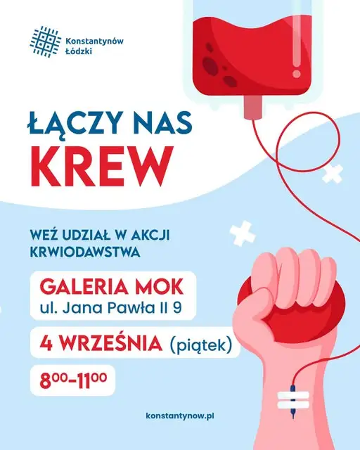 4 września kolejna akcja krwiodawstwa w Konstantynowie