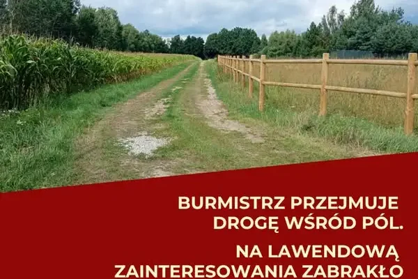 Lutomiersk: gmina chce przejąć prywatną drogę w Żurawieńcu