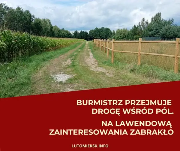 Lutomiersk: gmina chce przejąć prywatną drogę w Żurawieńcu