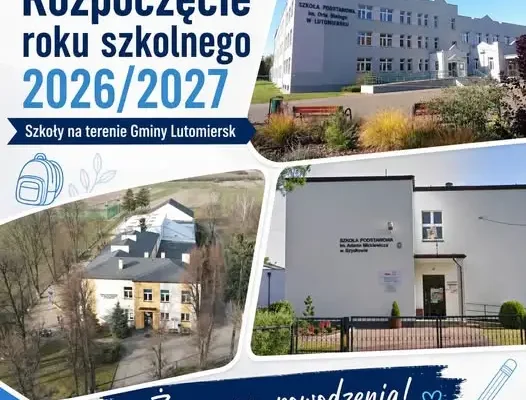 Życzenia na nowy rok szkolny 2026/2027 od Gminy Lutomiersk
