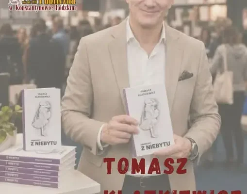 Spotkanie autorskie z Tomaszem Klatkiewiczem w Konstantynowie Łódzkim