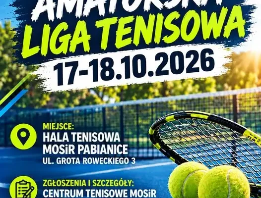 Amatorska Liga Tenisowa w Pabianicach – zapisy trwają