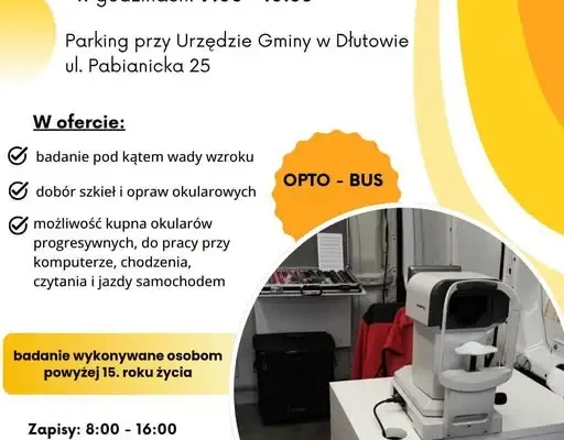 Bezpłatne badanie wzroku w gminie Lutów – zapisy trwają