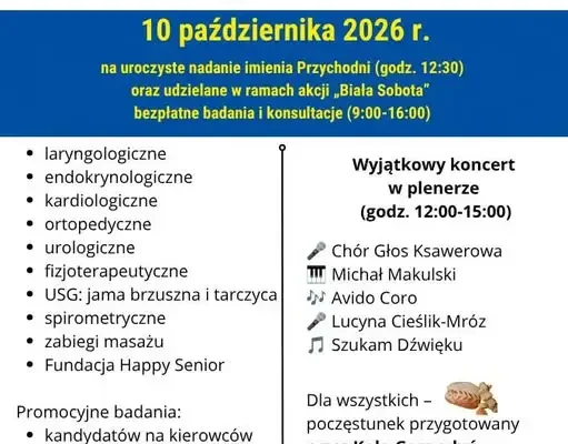 Biała Sobota w Ksawerowie – bezpłatne konsultacje i nadanie imienia placówce MEDIKSA