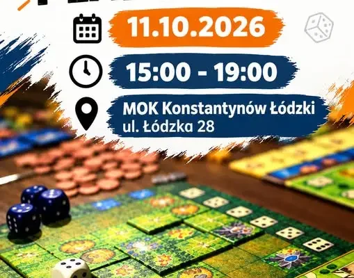 Międzynarodowy Dzień Gier Planszowych w Konstantynowie Łódzkim