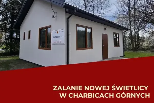 Zalanie w nowej świetlicy w Charbicach Górnych. Mieszkańcy alarmują