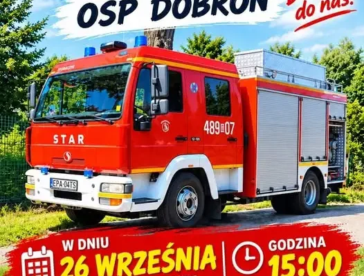 Młodzieżowa Drużyna Pożarnicza w Dobroniu zaprasza na spotkanie