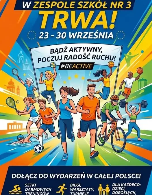 Europejski Tydzień Sportu w Zespole Szkół nr 3 w Pabianicach