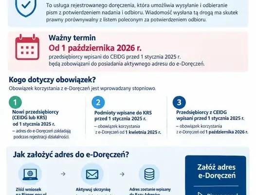 e-Doręczenia: przedsiębiorcy z CEIDG mają czas do końca września