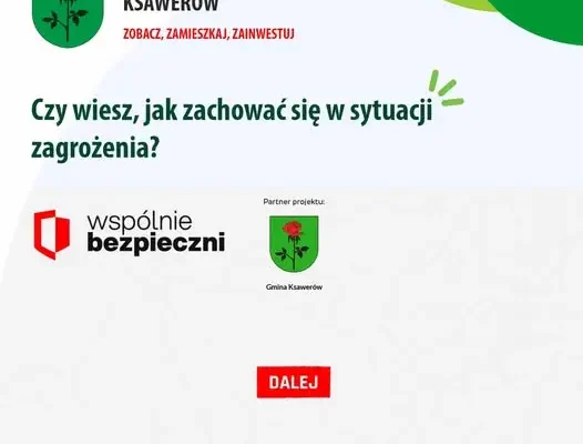 Gmina Ksawerów uczy mieszkańców, jak reagować w sytuacjach zagrożenia