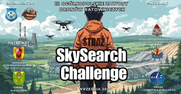 Druhowie z OSP Konstantynów w III Mistrzostwach Dronów Ratowniczych SkySearch Challenge 2026