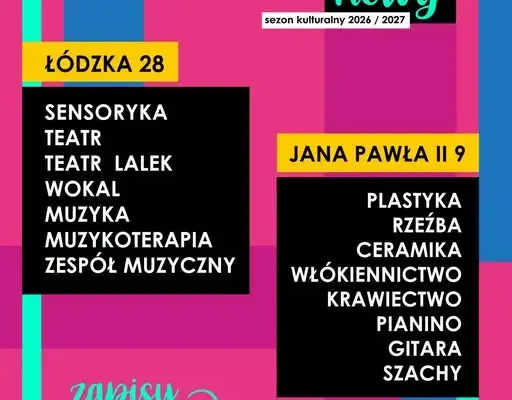 Nowy sezon warsztatów kulturalnych w Konstantynowie Łódzkim – ruszają zapisy