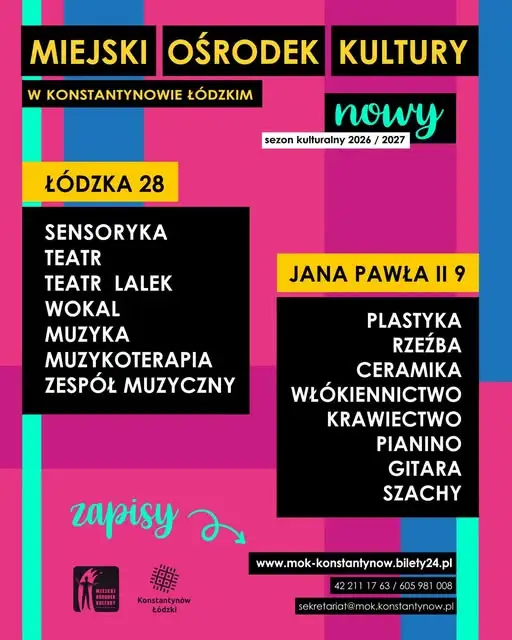 Nowy sezon warsztatów kulturalnych w Konstantynowie Łódzkim – ruszają zapisy