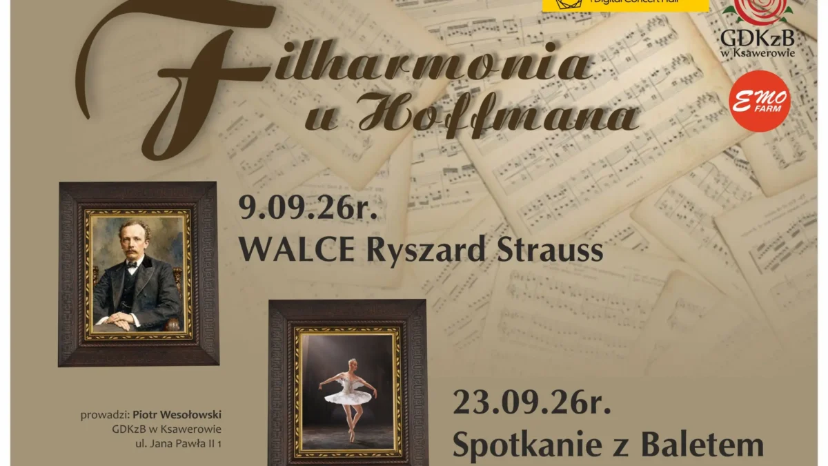 Wrześniowe spotkania z Filharmonią u Hoffmana w Ksawerowie