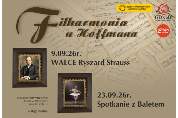 Wrześniowe spotkania z Filharmonią u Hoffmana w Ksawerowie