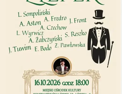 Retro kabaret w Konstantynowie Łódzkim – spektakl „Zlepek” już 16 października
