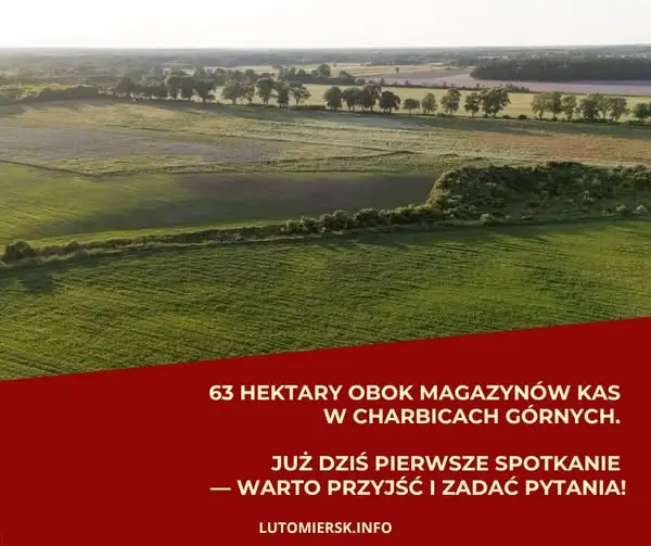 Mieszkańcy Charbic Dolnych i Kazimierza dyskutują o zmianie planu zagospodarowania dla 63 hektarów
