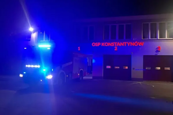 Zatrucie czadem w Konstantynowie Łódzkim – apel strażaków przed sezonem grzewczym