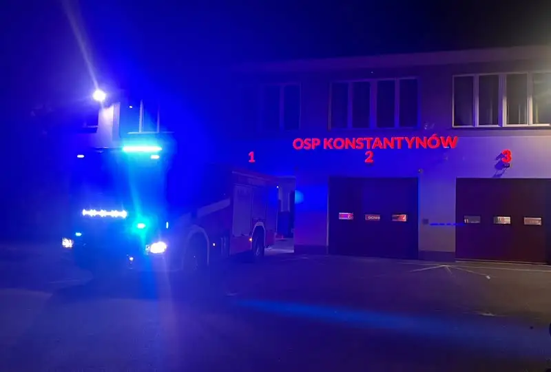 Zatrucie czadem w Konstantynowie Łódzkim – apel strażaków przed sezonem grzewczym