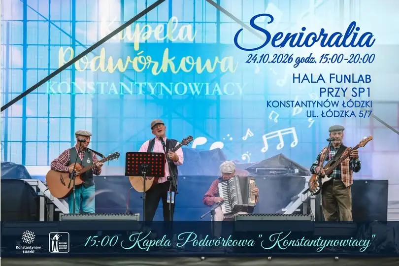 Seniorali 2026 w Konstantynowie Łódzkim – muzyczna sobota w FunLab