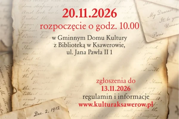 Gminny Konkurs Poezji i Prozy „Głosy Dwudziestolecia Międzywojennego” w Ksawerowie